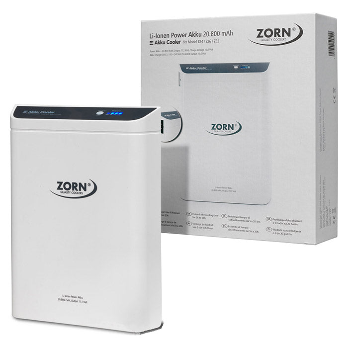 Zorn, 20,8 Ah Extra Accu voor 30L Koelbox