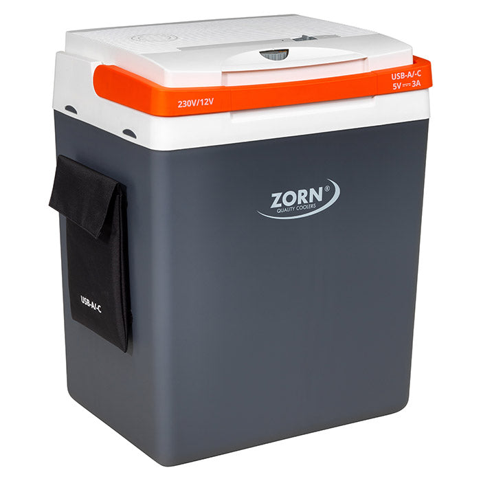 Zorn, 30L Elektrische Koelbox 12/230V En USB Aansluiting