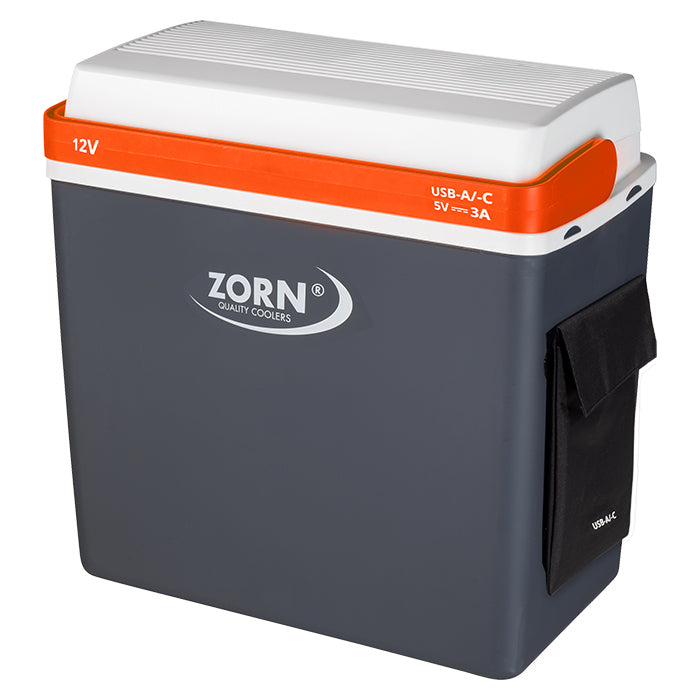 Zorn, 21L Elektrische Koelbox 12V Met USB A+C
