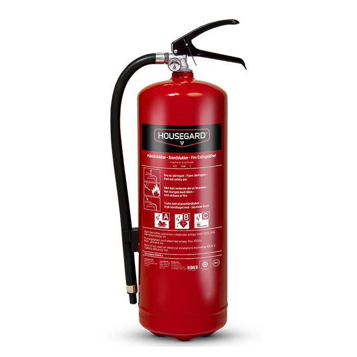 Housegard, Feuerlöscher, Pulver, 6 kg.