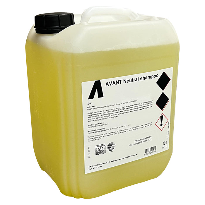 Avant, Neutrální Šampon Ekologická Nálepka 10L