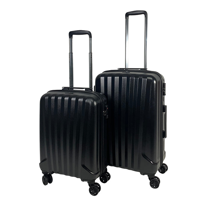 Bongout, Bon Goût Milano Hardcase 2 Pak Trolley-Set Schwarz