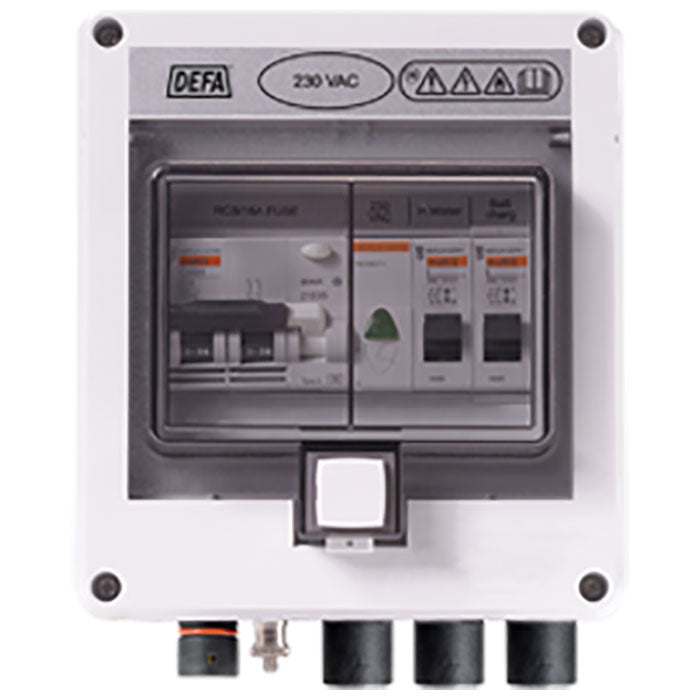 DEFA, El-central 230vac var.2 M.switch
