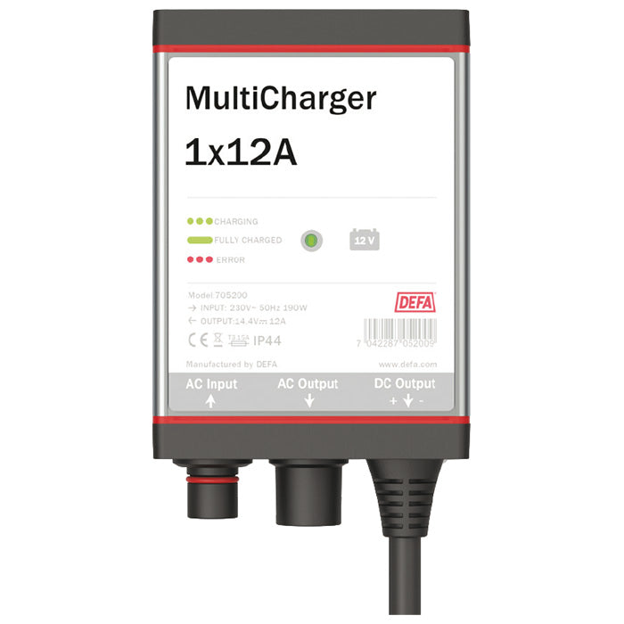 DEFA, Multiladegerät 12v 1x12a