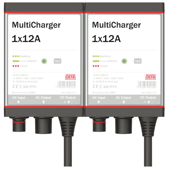 DEFA, Multiladegerät 12v 2x12a