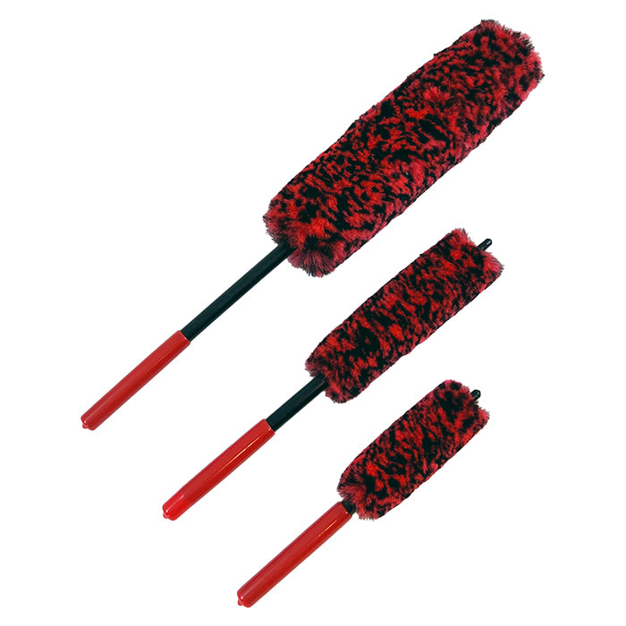 Avant, Set di Spazzole per Cerchi in Microfibra - 3 Pz.