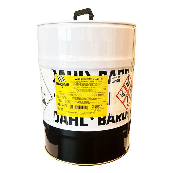 Bardahl, Remmenreiniger en Ontvetter 20 l.