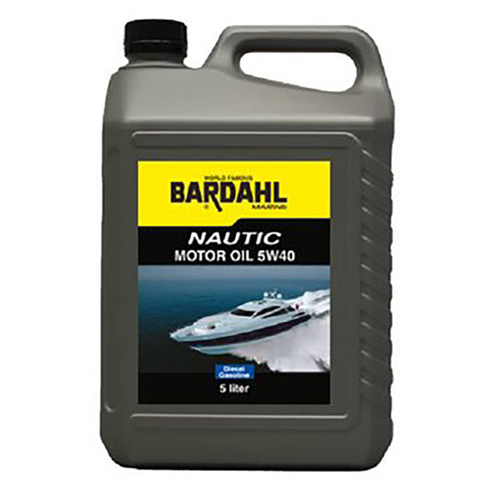 Bardahl, Motorový olej 5 Ltr. 5W40 Nautic Plně syntetický.