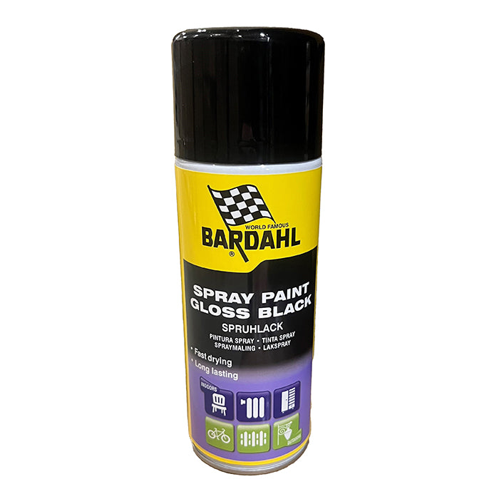 Bardahl, Spray Brillant Noir 400 ml.