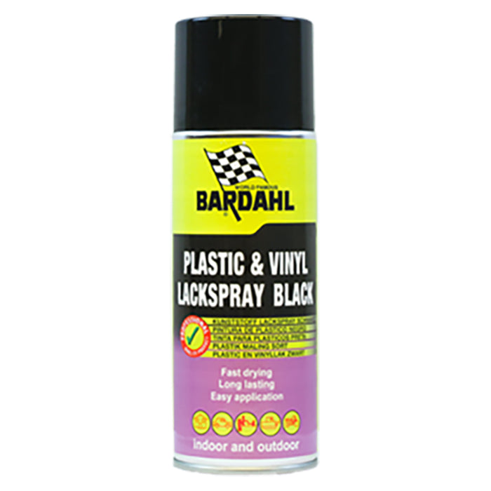 Bardahl, Vinylová barva Černá Spray 400 ml.
