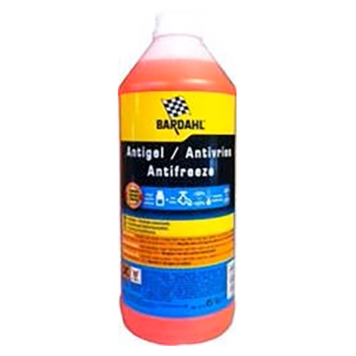 Bardahl, 1 Ltr. Červená chladicí kapalina Typ D Konc.