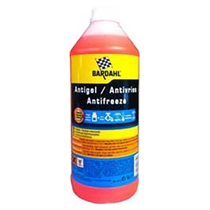 Bardahl, 2 Ltr. Rode Koelvloeistof Type D Concentrate.