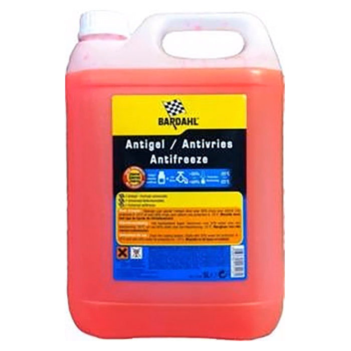 Bardahl, 5 Ltr. Červená chladicí kapalina Typ D Konc.