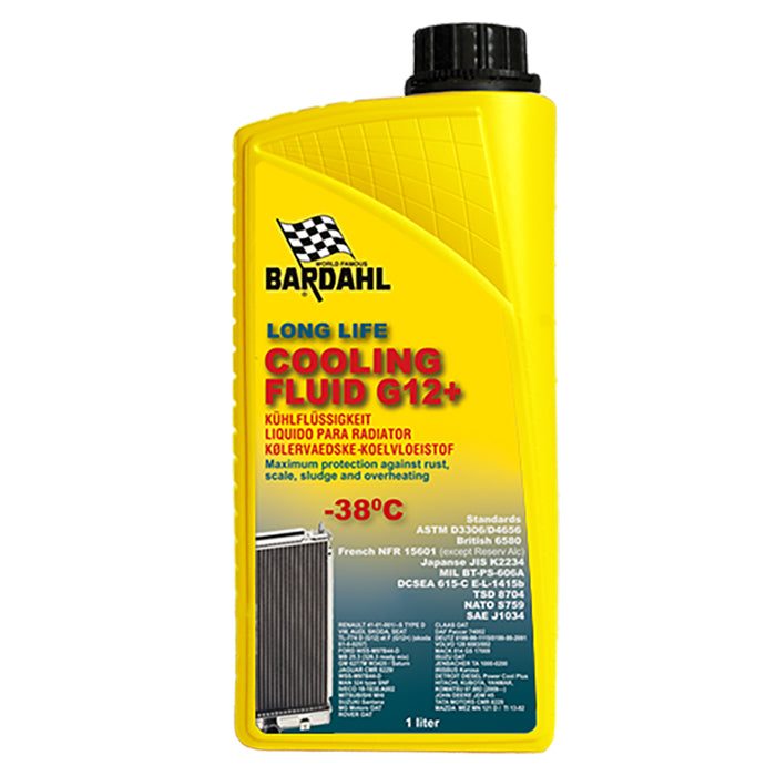 Bardahl, 1 Ltr. Červená Chladicí Kapalina G12 -35°