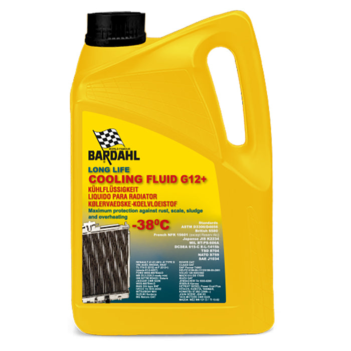 Bardahl, 5 Ltr. Liquido Refrigerante Rosso G12 -35°