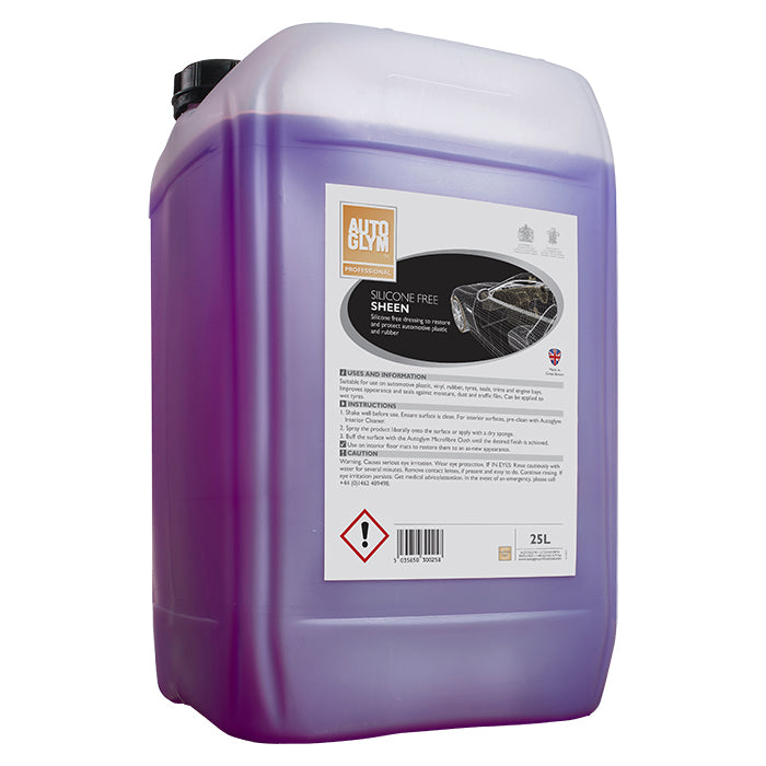 Autoglym, Brillo Sin Silicona 25L Restaurador de Vinilo Sin Silicona