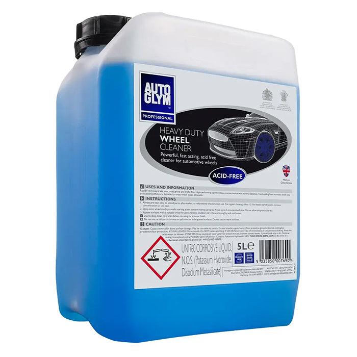 Autoglym, Nettoyant de Jantes Acide Libre Haute Performance 5L