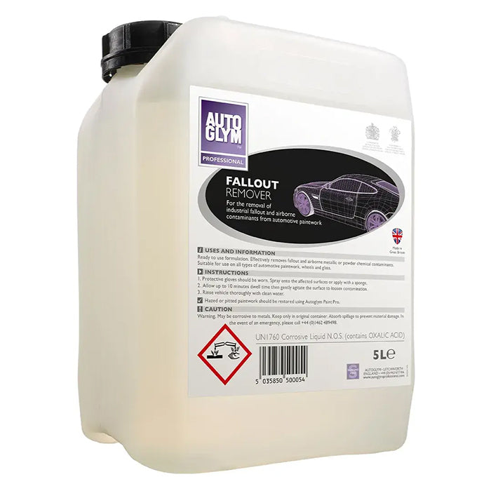 Autoglym, Fallout Remover 5L Eliminador de Óxido Volador