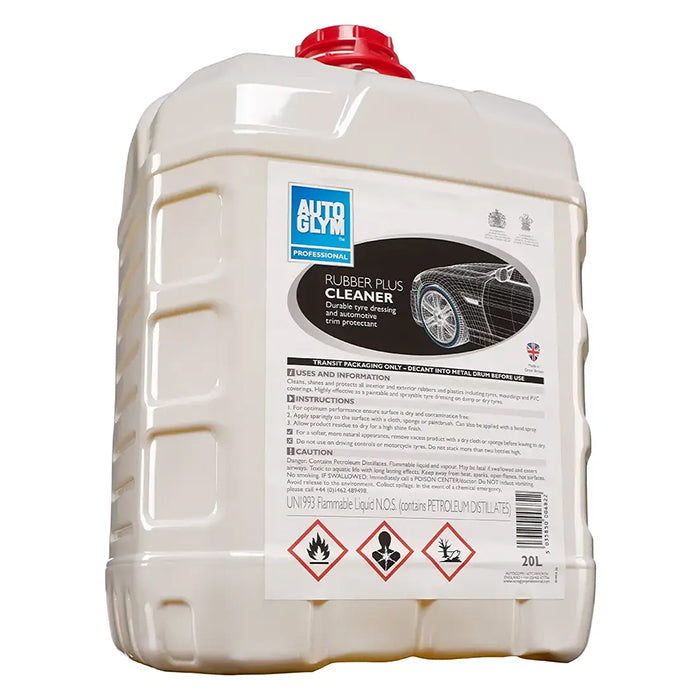 Autoglym, Nettoyant Caoutchouc Plus 20L Plastique et Rénovateur de Caoutchouc
