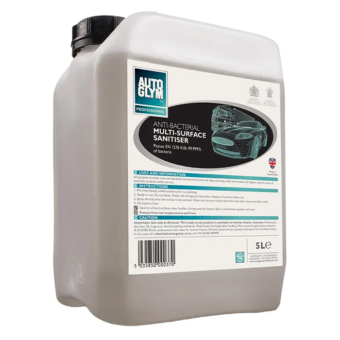 Autoglym, Liquide de Nettoyage Anti-bactérien 5L