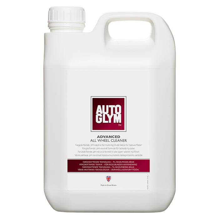 Autoglym, Limpiador Avanzado de Llantas 2,5L Limpiador de Llantas Sin Ácido