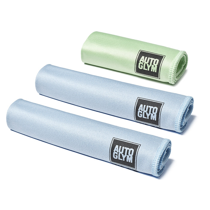 Autoglym, Chiffons en Microfibre pour Vitres et Écrans 3 Pcs.