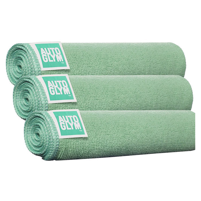 Autoglym, Green Microfiber Cloth 3 Pcs.