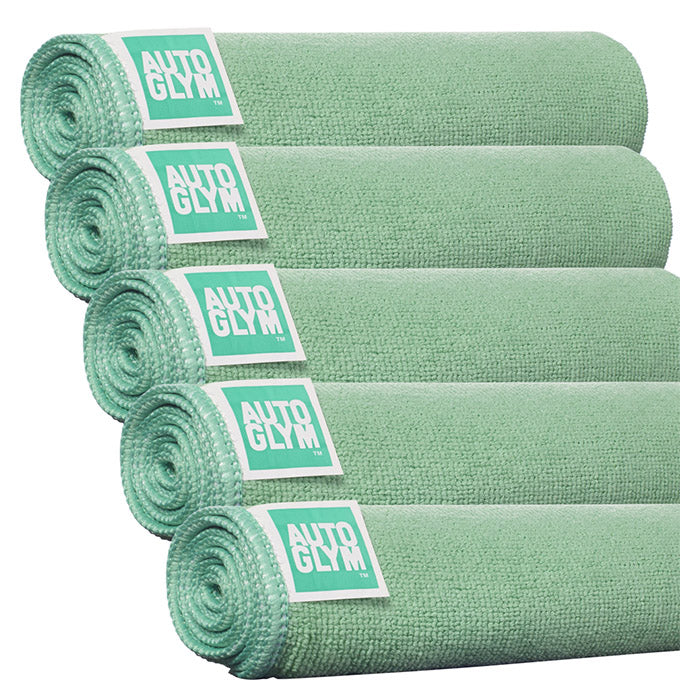 Autoglym, Paño Microfibra Verde 5 Pzs.