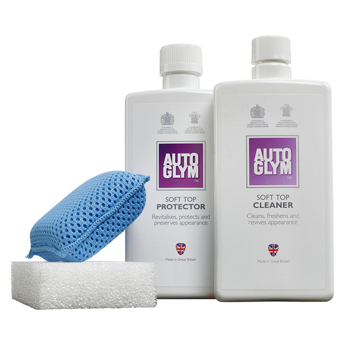 Autoglym, Soft Top Clean And Protect 2x500ml Limpiador de techos de convertible