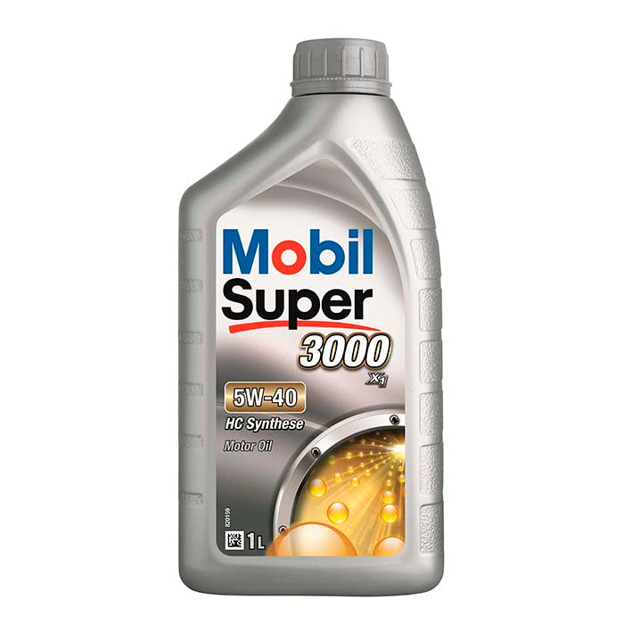 Mobil, Super 3000 5W40 Aceite Sintético Completo, 1 l