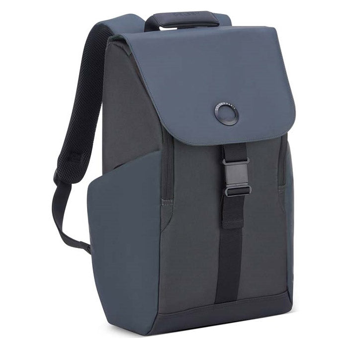 Delsey, Paris Securflap 15,6" Zwarte Laptoprugzak