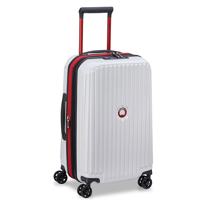 Delsey, X F1 Securitime Zip Witte Cabin Koffer 55 cm.