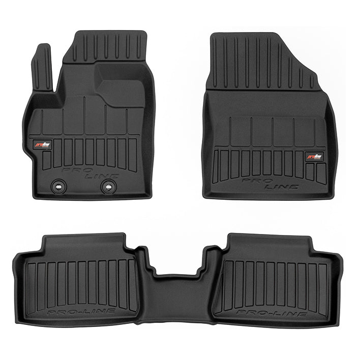 Frogum, tappetini in gomma — Compatibile con Mazda 2 ibrida / Yaris cross / Yaris iv 2020-