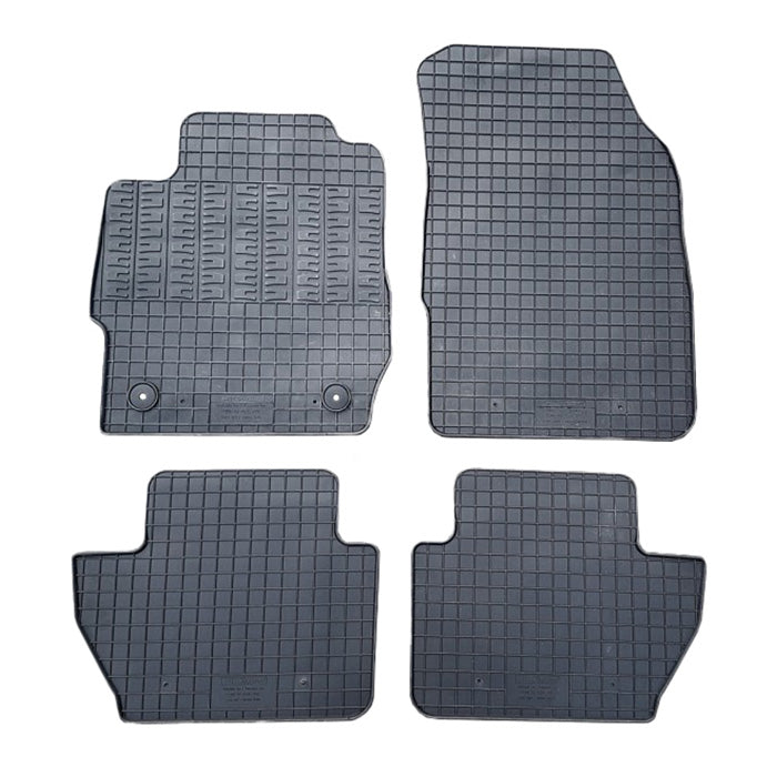 CikCar, Tapis en caoutchouc — Compatible avec Ford Ka Plus 2017-