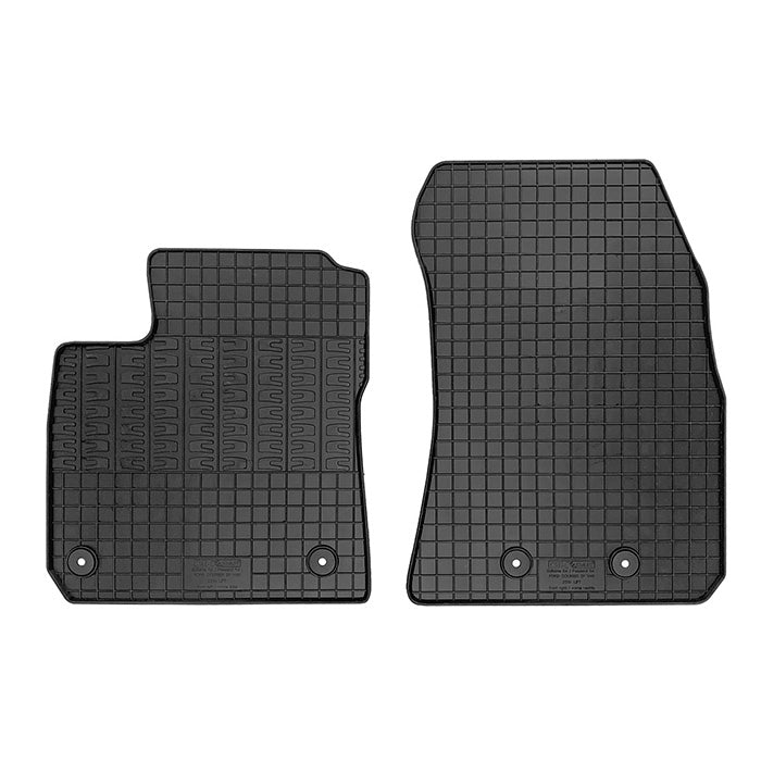 CikCar, Tapis en caoutchouc 2. Pers — Compatible avec Ford Courier Van 2019-
