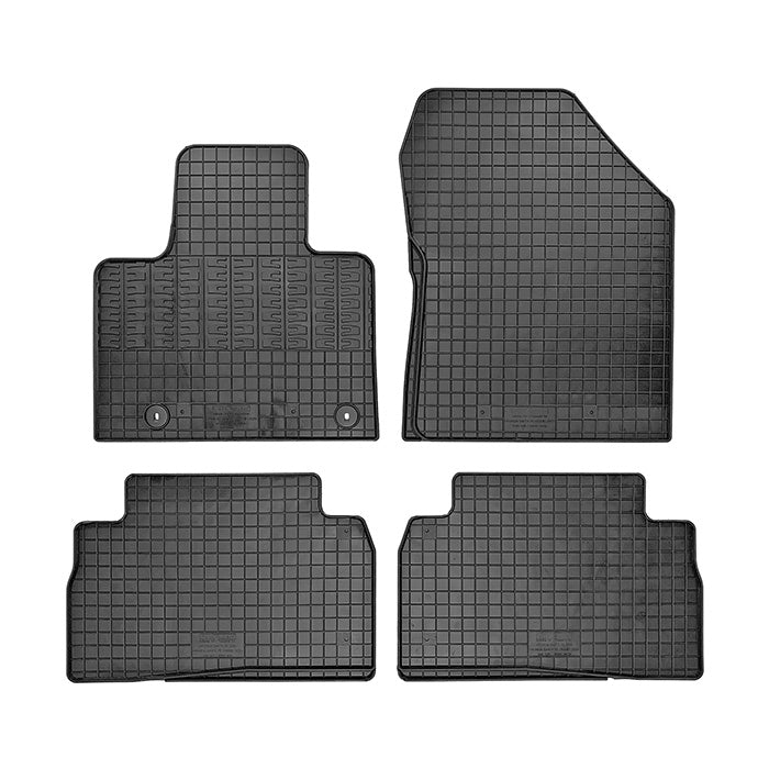 CikCar, Tapis en caoutchouc Hybrid — Compatible avec Hyundai Santa Fe 2020-