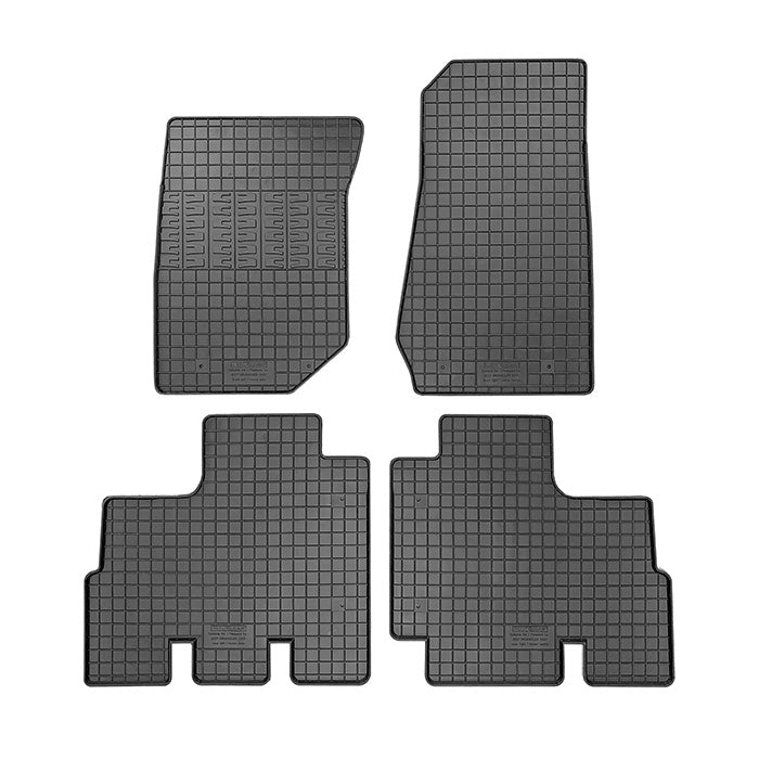 CikCar, Tapis en caoutchouc — Compatible avec Jeep Wrangler III (jk) 2007-2018
