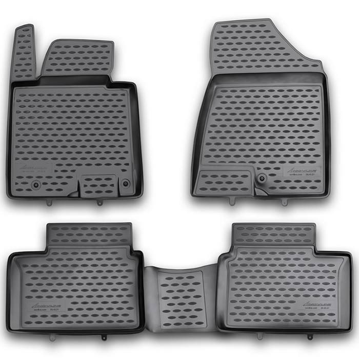 Rubberline, Tappetini in Gomma — Compatibile con KIA Cee'd 2012-