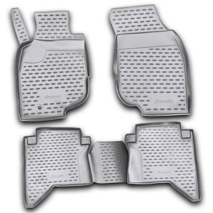Rubberline, Tappetini in Gomma — Compatibile con Toyota Hilux 2008-2010