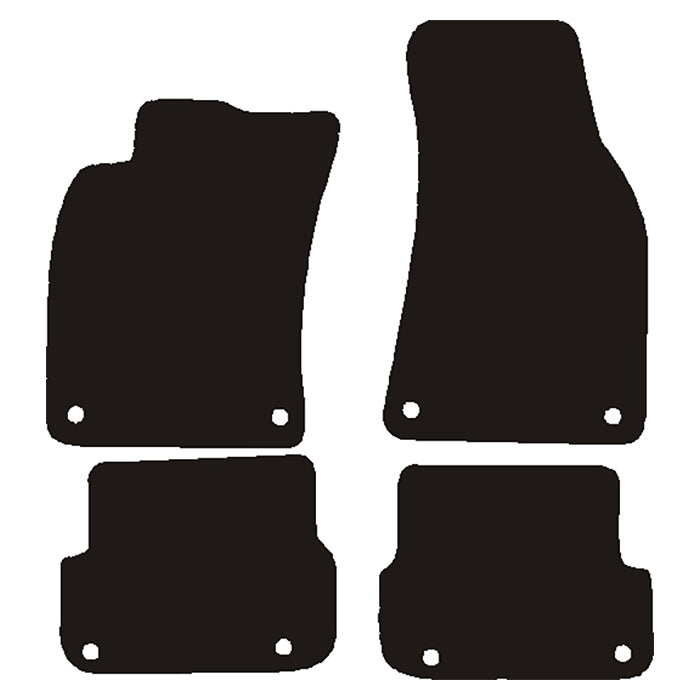 Tapis de sol Avant — Compatible avec Audi A6 2007-2010