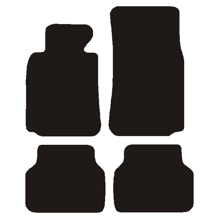 Avant, Tapis de sol — Compatible avec BMW Série 5 E39 1996-2003