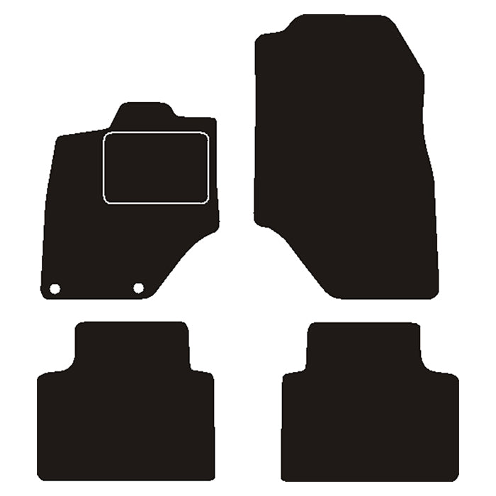 Tappetini Avant per Jeep Compass III (J4U) E-ibrido 2026-