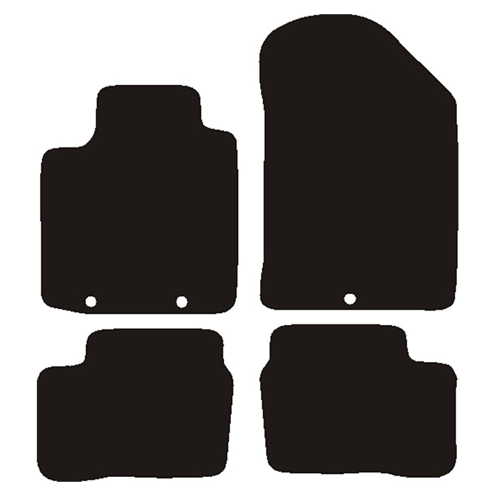 Tapis de sol Avant — Compatible avec KIA Picanto 2011-