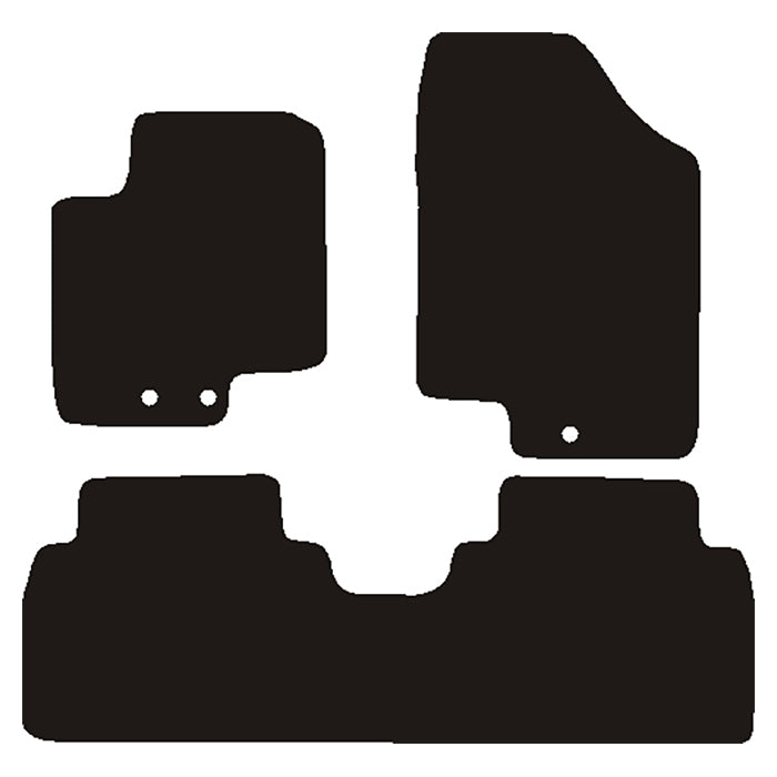 Avant, Tapis — Compatible avec KIA Venga 2009-