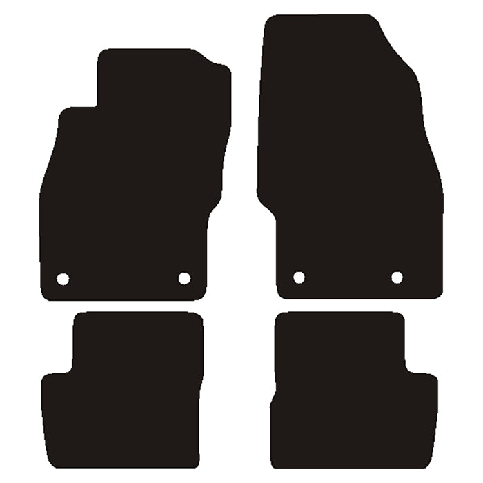 Avant, Tapis — Compatible avec Opel Corsa D 2006-