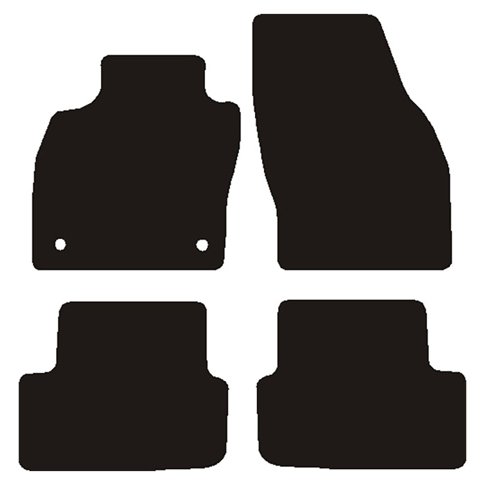 Avant, Tapis — Compatible avec Seat Ibiza 6F 07/ 2017-