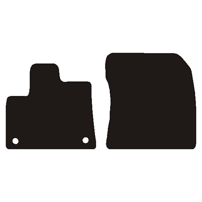 Avant, Tapis — Compatible avec Toyota Proace City 2020-