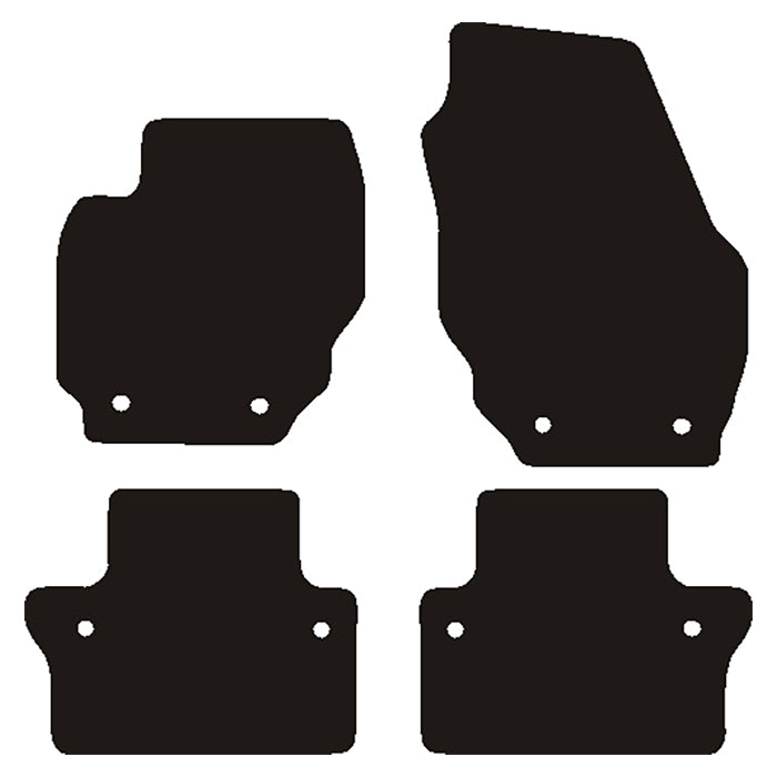 Avant, Tapis — Compatible avec Volvo V70 06/2008-