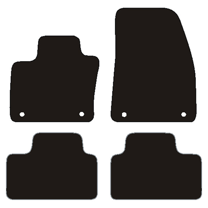 Avant, Tapis — Compatible avec Volvo XC 40 Hybrid 2021-