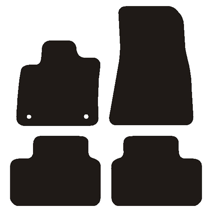 Avant, Tapis — Compatible avec Volvo c40 recharge / Ec40 2021-